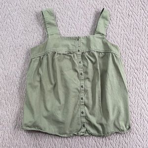 Old navy size small green boho top.
